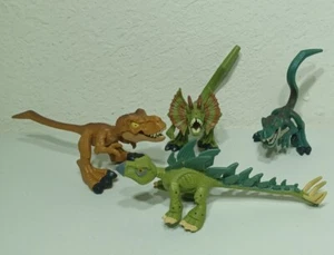 Lote de juguetes de dinosaurios Bendy Biters Jurassic World lote Parque Jurásico - Imagen 1 de 3