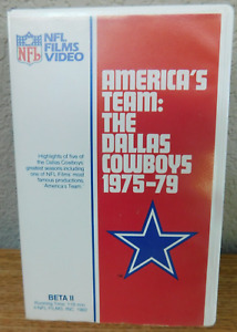 VTG NFL Video Films America's Team The Dallas Cowboys 75' -79' Beta II Tape Rare
