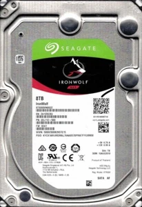 ST8000VN0022 P/N: 2EL112-500 F/W: SC61 TK ZA1D 15 AUG 2018 Seagate 8TB - Bild 1 von 2