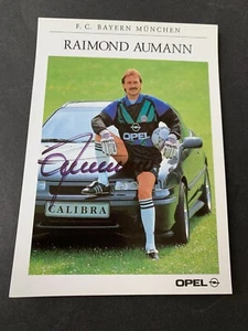 RAIMOND AUMANN Weltmeister Bayern München signed OPEL-Autogrammkarte 10x15 - Bild 1 von 1