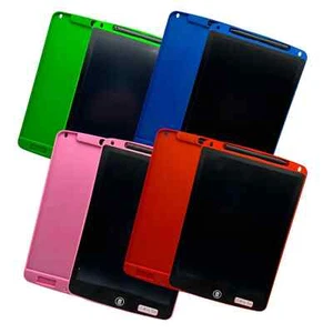 Reusable LCD Writing Tablet Drawing Board Sketchpad One Click Erase - Foto 1 di 22