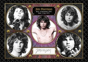 Jim Morrison - The Doors - A4 Signed Photo Print Memorabilia - Imagen 1 de 7