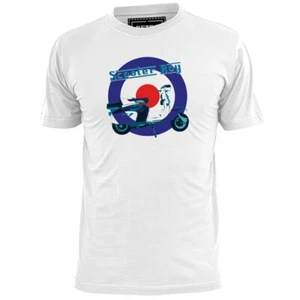 Herren Roller Junge T-Shirt Roller Vespa Lambretta Jam Weller Who - Bild 1 von 2