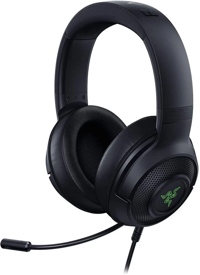 Razer Kraken V3 HyperSense Gaming Headset Virtual 7.1 USB RGB for PC PS Black - Immagine 1 di 4