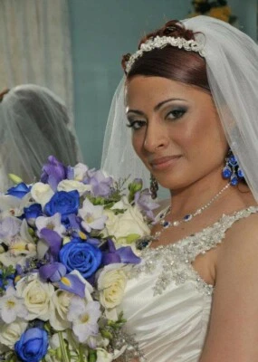 Maggie Sottero Couture Imperial Bridal Gown corset back ...beaded one shoulder  - Image 1 of 4