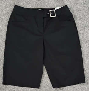 NUEVO CON ETIQUETAS Mujeres IZOD xfg PANTALONES CORTOS DE GOLF Cool fx NEGROS Bolsillos POLIÉSTER Talla 8 - Imagen 1 de 7