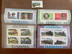 Tanzania 1984-85 Scott 247, 266A, 269A, 270A Mnh, 274A Mh (R198)