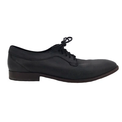 H By Hudson черный кожаный Оксфорд шнурует вверх платье туфли мужской размер 43 EUR США 10 - Изображение 1 из 4