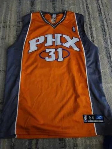 AUTOGRAPHED Mens Orange Reebok Phoenix Suns Shawn Marion Jersey Size 3XL Cover