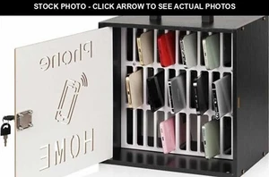 Lzttyee Cell Phone Holder Classroom 33 Slots Wooden Cell Phone Storage Cabinet - Zdjęcie 1 z 3