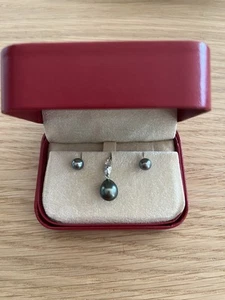 MIKIMOTO 9 mm Tahiti Pearl Necklace - Picture 1 of 3