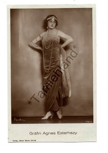 Contessa AGNES ESTERHAZY ➔ cartolina senza autografo ➔*da collezione* - Foto 1 di 2