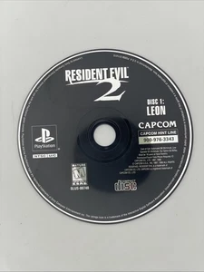 Resident Evil 2 Playstation 1 PS1 Black Label Spiel Disc 1 Leon - Bild 1 von 2