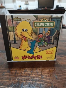 Vintage Sesame Street Numbers Windows PC CD-ROM With User's Guide EA 1997 - Picture 1 of 3