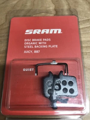 Pastillas de freno de disco Avid - Compuesto orgánico, respaldo de acero, silenciosas, para jugosas y BB7 Foto 1 de 3