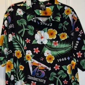 In-N-Out Burger 75th Anniversary Hawaiihemd Blumenmuster 3XL California - Bild 1 von 5