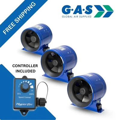 Phresh Hyper Fan - New V2 - Digital EC extraction exhaust Fan - 5" 6" 8" 10" - Image 1 of 4