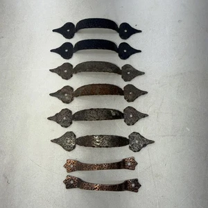 Konvolut Vintage Schranktürgriff Kolonial gehämmert - Bild 1 von 5