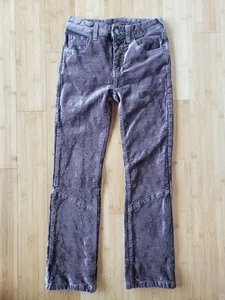 Free People Samthose gerades Bein gedeckt pflaume/lila glamourös Damengröße 24 gebraucht, in einwandfreiem Zustand - Bild 1 von 12