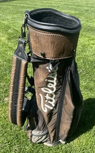 VTG Titleist Carry Golf Bag Lightweight Nylon 3-Way Divider 5 Zip Pockets - Picture 1 of 21