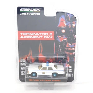 Greenlight Green Machine 1983 Ford LTD Crown Vic Terminator 2 Hollywood 1:64 - Foto 1 di 2