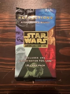 Star Wars CCG Booster Pack Reflections Limited NEU Factory Sealed 18 Karten Pack - Bild 1 von 2