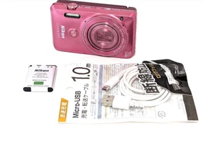 [MINT] Nikon COOLPIX S6900 Glossy Pink 16.0MP Digital Camera From JAPAN - Picture 1 of 13