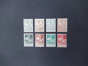 Belgium - 1910 - Caritas - complete set of MLH (and one cancelled) stamps - Picture 1 of 2