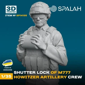 Figure Shutter Lock of M777 Howitzer Scale Figure 1:35 Spalah SP14135 - Picture 1 of 4