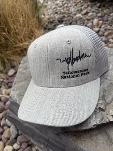 Cappello berretto camionista regolabile ricamato parco nazionale Yellowstone - Foto 1 di 4