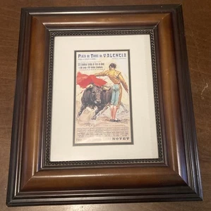 Historical Bullfighting Plaza De Toros De Linares Poster Framed & Matted Spain - Picture 1 of 7