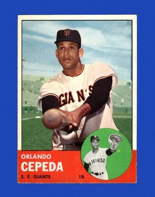 1963 Topps Set-Break #520 Orlando Cepeda VG-VGEX *GMCARDS* - Image 1 of 2