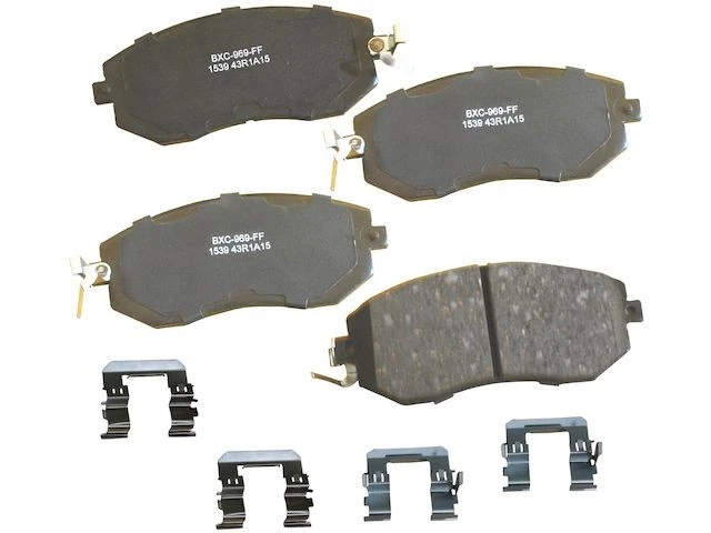 Juego de pastillas de freno delanteras Bendix 48834BCZY 2015 2013 2014 para Subaru Impreza 2012-2016 Foto 1 de 2