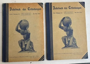 2x Jahrbuch der Erfindungen Zehnter 1907 1910 Hans Elden  illustriertes Buch - Bild 1 von 1