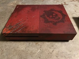 Microsoft Xbox One S 1TB Model 1681 Gears of War 4 Limited Edition - Picture 1 of 1