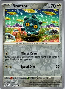 Bronzor Reverse Holo 144/197 SV03: Obsidian Flames Common - NM - Picture 1 of 2