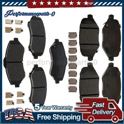 Juego de pastillas de freno de disco delanteras traseras Raybestos para Dodge Journey 2013-2013 Foto 1 de 4