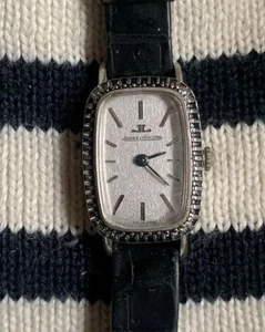 MONTRE FEMME JAEGER-LECOULTRE ART DÉCO MÉCANIQUE RECTANGULAIRE ARGENT MASSIF - Zdjęcie 1 z 7