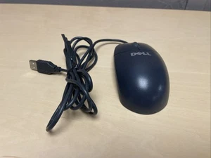 Dell MO56UC USB Wired Mechanical Ball Wheel Mouse DARK GRAY GOOD CONDITION - Picture 1 of 9