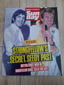 Peter Stringfellow Sun day News Of The World Magazine October 16th 1988 Rare - Picture 1 of 3