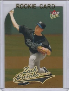 ZACK GREINKE ROOKIE CARD Fleer Ultra GOLD MEDALLION Baseball RC Royals Astros - Picture 1 of 2