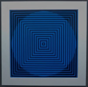 Victor Vasarely "Grafische Muster & Illusion " 1973  Farbdruck-Grafik - Bild 1 von 2