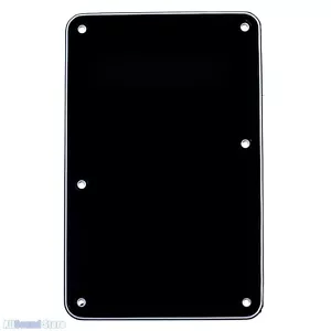 Placa Trasera Cubierta Trémolo 3ply Negra BLANK para Fender Stratocaster EE. UU. MIM - Imagen 1 de 2