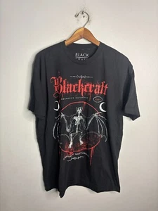 Black Craft Cult Graphic Tee T-Shirt Size 2XL Black Goth 6303 - Bild 1 von 5