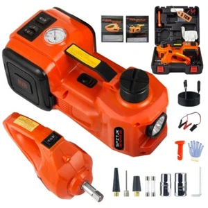 SPZTJK Hydraulic Jack 5Ton + Cordless Wrench Combo Heavy Duty Auto Repair - Picture 1 of 35