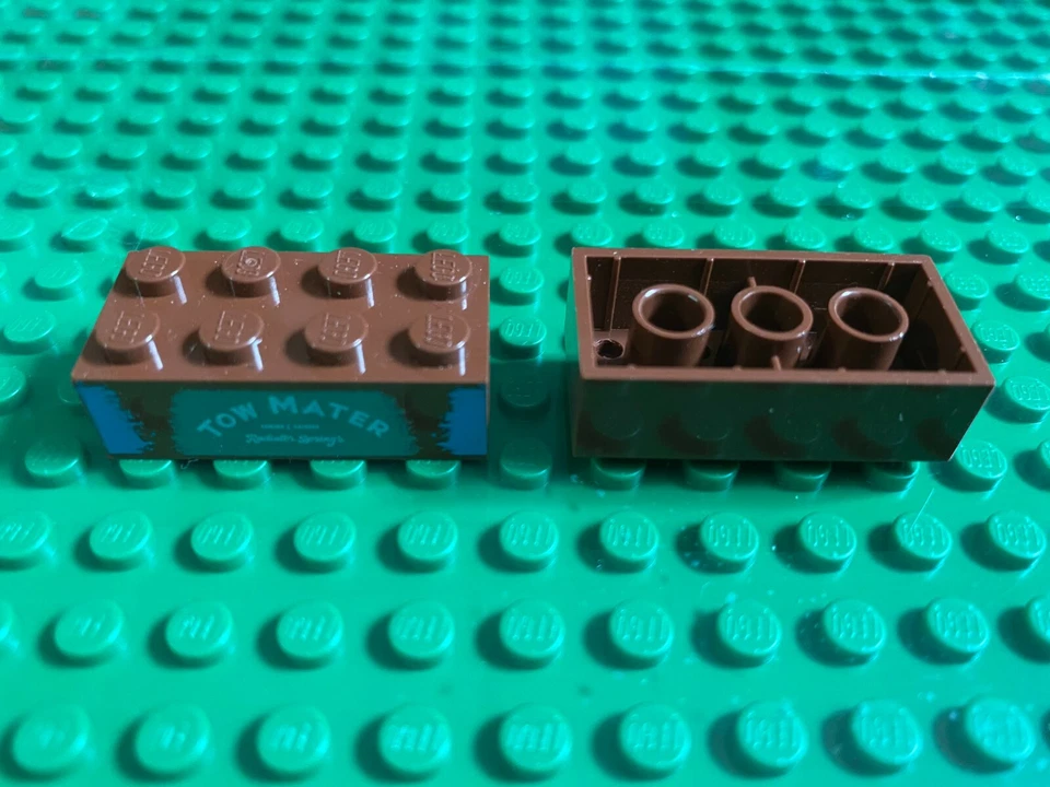 LEGO (3001) 2x4 DECORATO DECORATED TOW MATER 1 Mattoncino Brick Basic Steine - Immagine 1 di 1