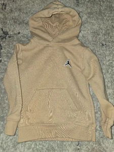 Nike Jordan Kids Tan Hoodie - Size XS (4) - Picture 1 of 6