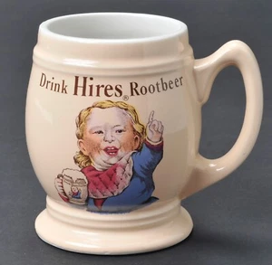 Drink Hires Rootbeer Mug Vintage Crush International USA Ceramic Stoneware - Picture 1 of 6