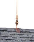 755T Aragon Pure Copper Decorative Roof Finial 28" W/Deco Mount Free Shipping