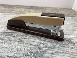 Vintage Brown tan Swingline #444 Metal Desktop office Stapler desk - Bild 1 von 8